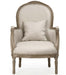 Zentique - Pascal Natural Linen / Jute Accent Chair - CFH185 E272 A003 Jute - GreatFurnitureDeal