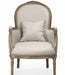 Zentique - Pascal Natural Linen / Jute Accent Chair - CFH185 E272 A003 Jute - GreatFurnitureDeal