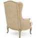 Zentique - Leon Natural Linen / Burlap Accent Chair - CFH186 E255 Jute A003 - GreatFurnitureDeal