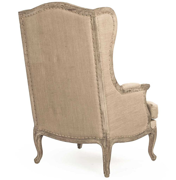 Zentique -  Leon Hemp Linen Accent Chair - CFH186 E272 H009 - GreatFurnitureDeal