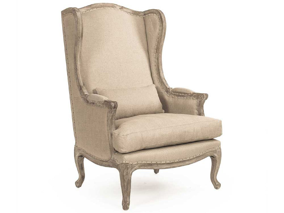 Zentique -  Leon Hemp Linen Accent Chair - CFH186 E272 H009 - GreatFurnitureDeal