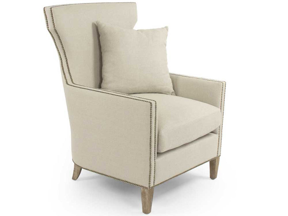 Zentique - Aldrich Natural Linen Accent Chair - CFH465 E272 A003 - GreatFurnitureDeal