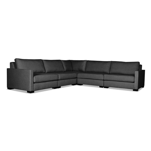 Nativa Interiors - Chester Modular L-Shape Standard Sectional 121" Charcoal - SEC-CHST-CL-AR6-5PC-PF-CHARCOAL - GreatFurnitureDeal