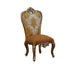European Furniture - Saint Germain Dining Side Chair in Light Gold & Antique Silver Set of 2 - 35550SC - GreatFurnitureDeal