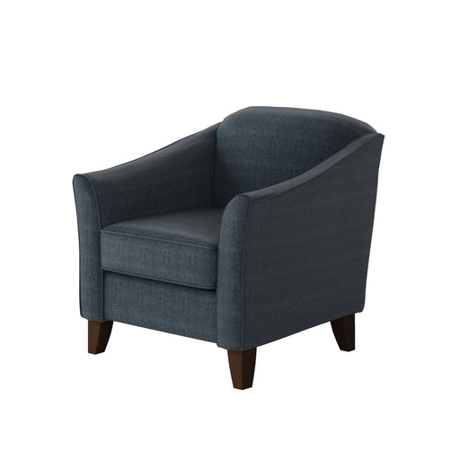 Southern Home Furnishings - Theron Indigo Accent Chair in Blue - 452-C Theron Indigo - GreatFurnitureDeal