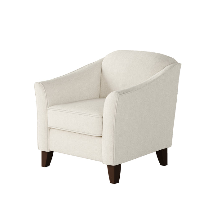 Southern Home Furnishings - Sugarshack Glacier Accent Chair in Off White - 452-C Sugarshack Glacier - GreatFurnitureDeal