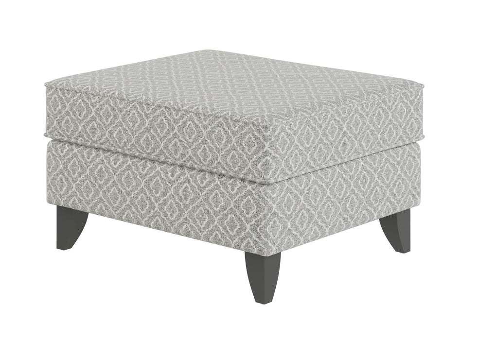 Southern Home Furnishings - Limelight Mineral  Accent Chair Ottoman in Grey - 243 Style Metal