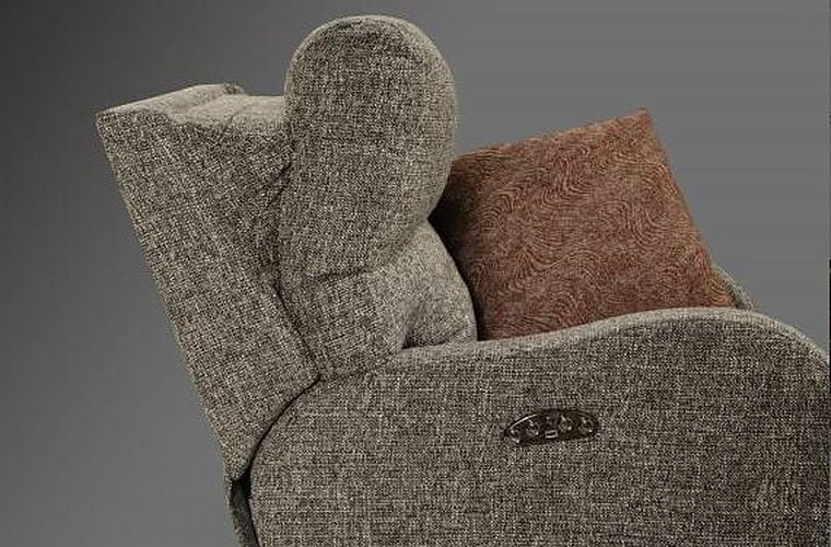 Catnapper - Liam Power Headrest Power Lay Flat Recliner in Coal - 63900-7-COAL-MTO - GreatFurnitureDeal