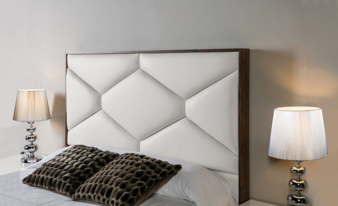 ESF Furniture - Martina 5 Piece Queen Storage Bedroom Set in White - MARTINABEDQSWHITE-5SET - GreatFurnitureDeal