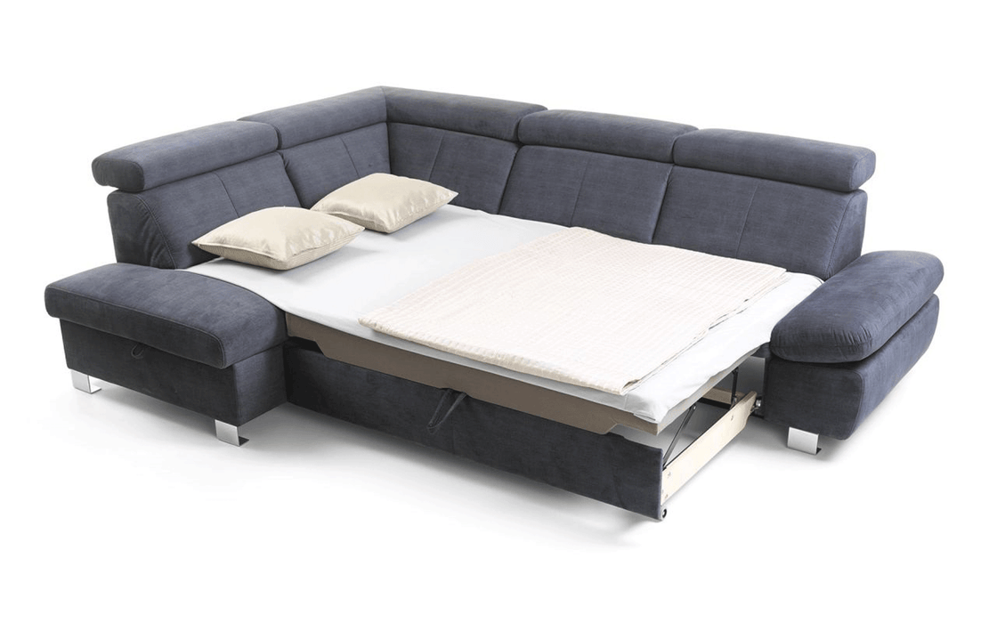 ESF Furniture - Happy Sectional Left w/Bed & Storage - HAPPYSECTIONALLEFT - GreatFurnitureDeal