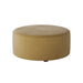 Southern Home Furnishings - Bella Harvest 39" Round Cocktail Ottoman in Gold - 140-C Bella Harvest-MTO - GreatFurnitureDeal