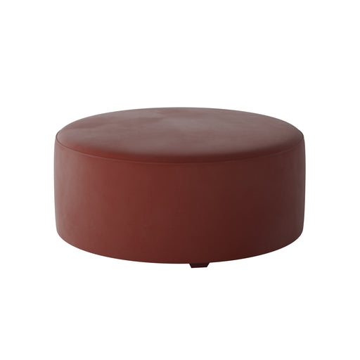 Southern Home Furnishings - Bella Rouge 39" Round Cocktail Ottoman - 140-C Bella Rouge - GreatFurnitureDeal