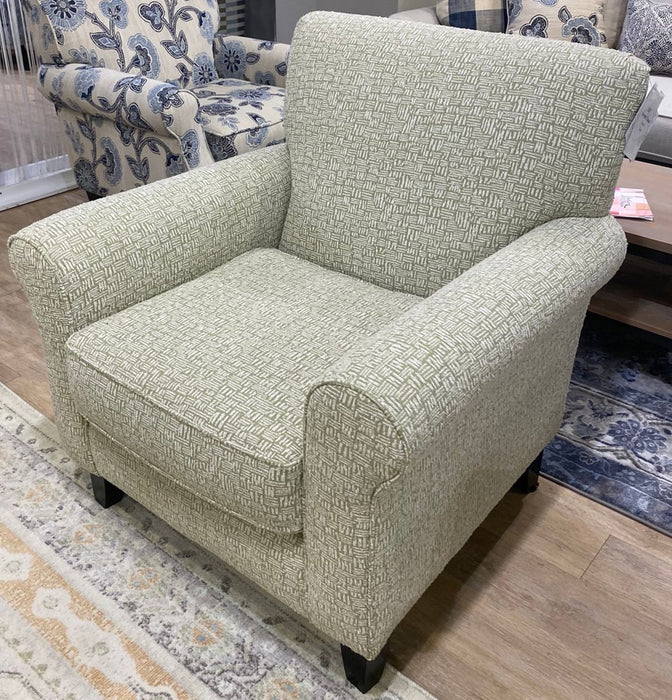 Southern Home Furnishings - Celadon Salt Accent Chair in Green - 512 Nestle Sage Accent Chair