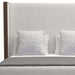 Nativa Interiors - Irenne Plain Upholstered Medium King Off White Bed - BED-IRENNE-PL-MID-KN-PF-WHITE - GreatFurnitureDeal