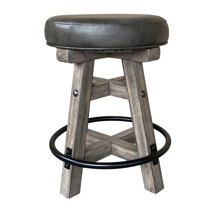 Parker House - Lodge Dining Swivel Counter Stool in Siltstone - DLOD#1026S - GreatFurnitureDeal