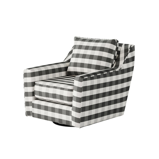 Southern Home Furnishings - Brock Charcoal Swivel Glider Chair - 67-02G-C Brock Charcoal - GreatFurnitureDeal
