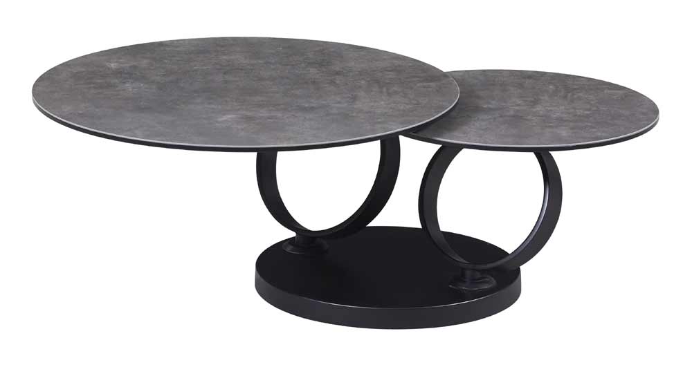 J&M Furniture - MC Dallas Coffee Table in Black - 18889-CT
