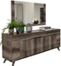 ESF Furniture - Medea 4 Door Buffet with Mirror - MEDEABUFFETMIRROR - GreatFurnitureDeal