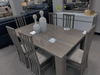 ESF Furniture - Mangano 5 Piece Dining Table Set in Brown - MANGANOBROWN-5SET - GreatFurnitureDeal