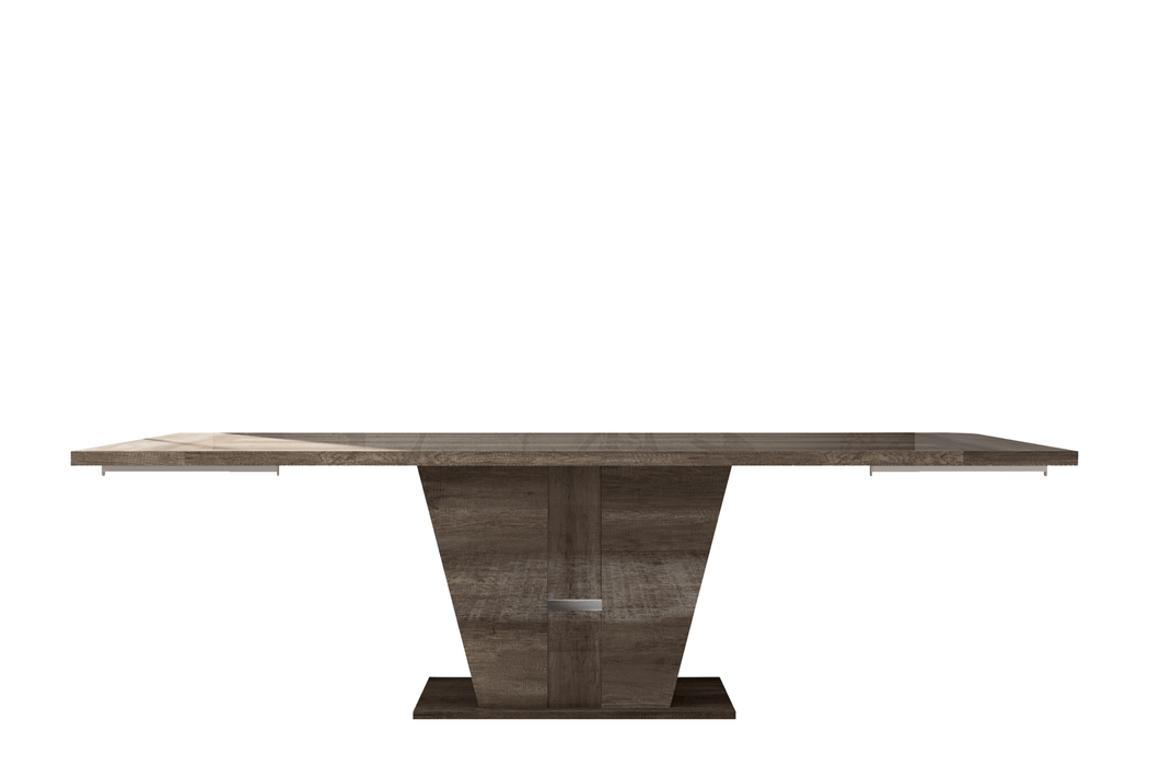 ESF Furniture - Medea 8 Piece Dining Table Set in Oak - MEDEA-8SET-6CHAIR