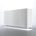 ESF Furniture - Wave 4 Door Buffet with Light in White Matt - WAVEBUFFETWHITE - GreatFurnitureDeal