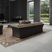 European Furniture - Vogue Mansion Sofa Sand Beige Chocolate Italian Leather - EF-27990-4S - GreatFurnitureDeal
