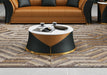 European Furniture - Vogue Coffee Table Cognac & Charcoal - EF-27994-CT - GreatFurnitureDeal
