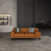 European Furniture - Outlander Loveseat Cognac Italian Leather - EF-88880-L - GreatFurnitureDeal