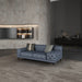 European Furniture - Outlander Loveseat Gray Italian Leather - EF-88882-L - GreatFurnitureDeal
