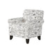 Southern Home Furnishings - Francaise Ebony Accent Chair in Multi - 512-C  Francaise Ebony - GreatFurnitureDeal