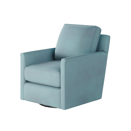 Southern Home Furnishings - Bella Skylight Swivel Glider Chair in Blue - 21-02G-C Bella Skylight - GreatFurnitureDeal