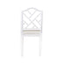 Worlds Away - Fairfield Bamboo Dining Chair In White Lacquer - FAIRFIELD WH - GreatFurnitureDeal