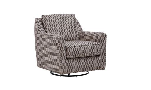 Southern Home Furnishings - Reyha Swivel Glider Chair in Gray - 67-02G Reyha Shadow Swivel Glider - GreatFurnitureDeal