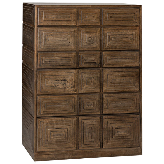 CFC Furniture - Davos Dresser, Walnut - ZZZ-FF162