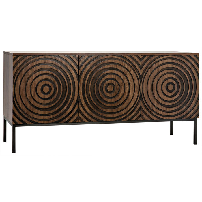 CFC Furniture - Lamar Sideboard, Walnut Veneer/Steel Base - ZZZ-FF173