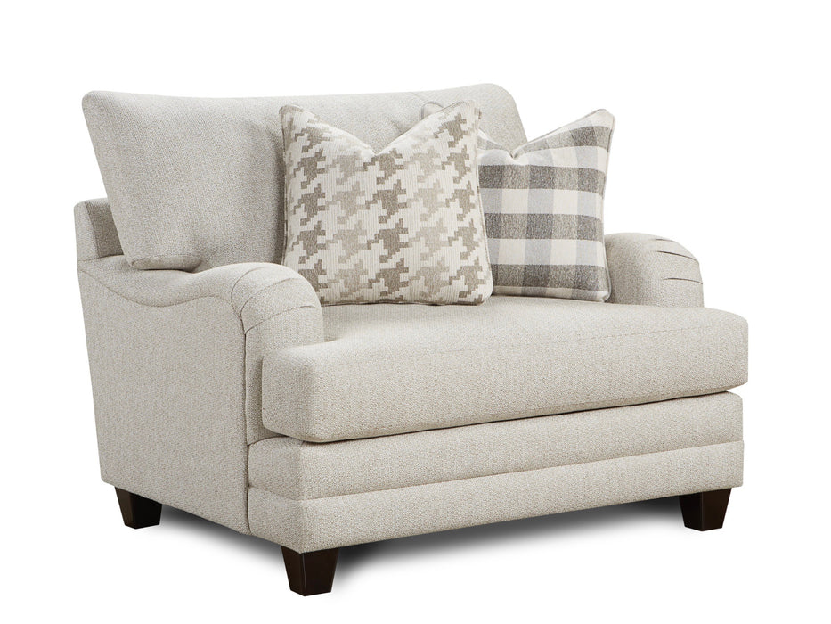 Southern Home Furnishings - 4482 Basic Wool Chair 1/2 in Khaki - 4482 Basic Wool Chair 1/2