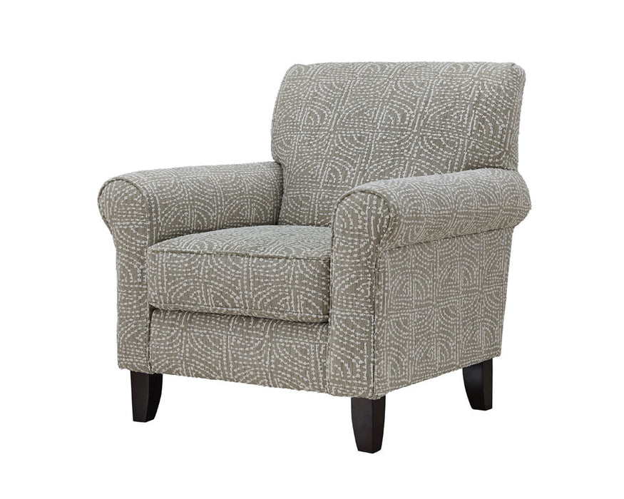 Southern Home Furnishings - Hogan Cotton Accent Chair in Grey - 512 Allegory Linen Accent Chair - GreatFurnitureDeal