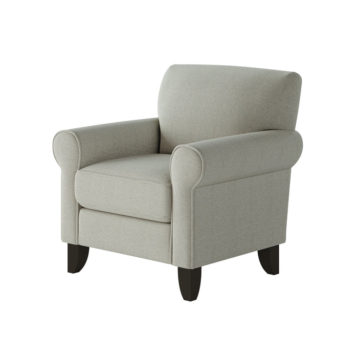 Southern Home Furnishings - Invitation Mist Accent Chair in Light Grey - 512-C  Invitation Mist - GreatFurnitureDeal