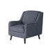 Southern Home Furnishings - Sugarshack Navy Accent Chair in Blue - 240-C Sugarshack Navy - GreatFurnitureDeal