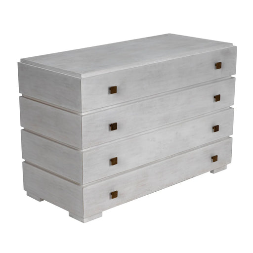 NOIR Furniture - Hofman Dresser in White Wash - GDRE175WH - GreatFurnitureDeal