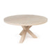 Worlds Away - Tripod Base  Round Dining Table In Cerused Oak - GREER CO - GreatFurnitureDeal