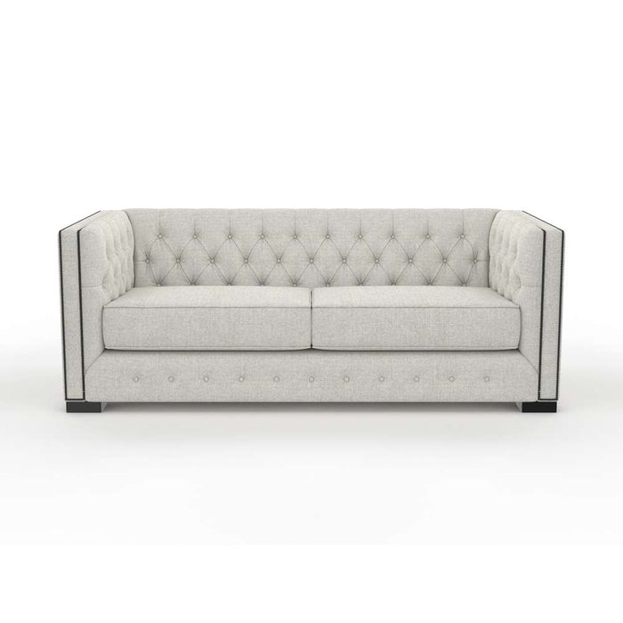 Nativa Interiors - Mirel Tufted Sofa 80" in Off White - SOF-MIREL-80-CL-PF-WHITE