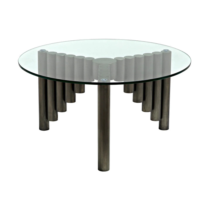 NOIR Furniture - Organum Coffee Table in Gun Metal - GTAB1111GM