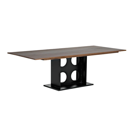 NOIR Furniture - Cameron Dining Table in Dark Walnut - GTAB580MTB - GreatFurnitureDeal