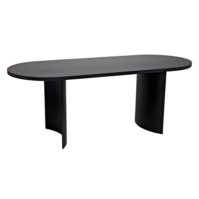 Noir Furniture - Concave Table - GTAB587MTB