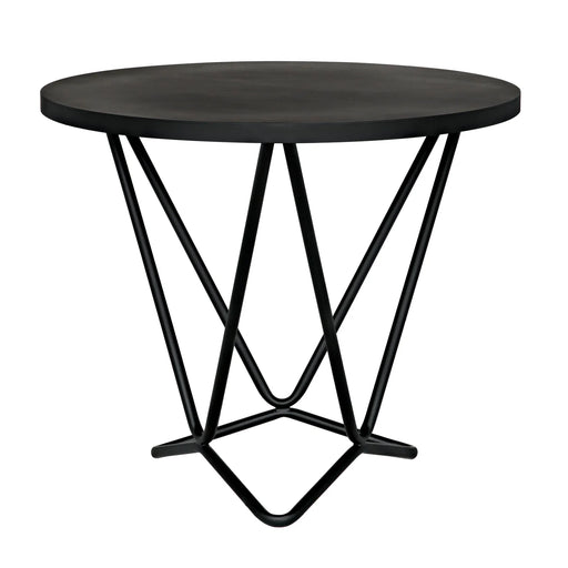 NOIR Furniture - Belem Side Table in Matte Black - GTAB960MTB - GreatFurnitureDeal
