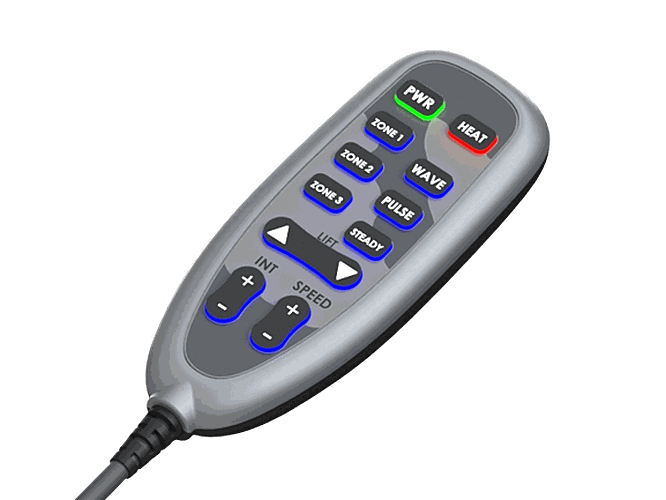 Lane Furniture - Power Recline Control with Heat and Massage Replacement Remote - HC 6HR 1B 01 - GreatFurnitureDeal
