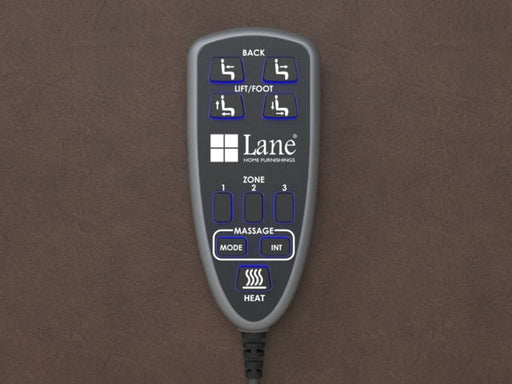 Lane Furniture - Power Recliner Lift Chair Remote with 3 Zone Massage & Heat Replacement Hand Wand Remote - GreatFurnitureDeal