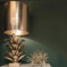 Worlds Away - Silver Leaf Brutalist Palm Table Lamp With Silver Metal - ARIANNA S - GreatFurnitureDeal
