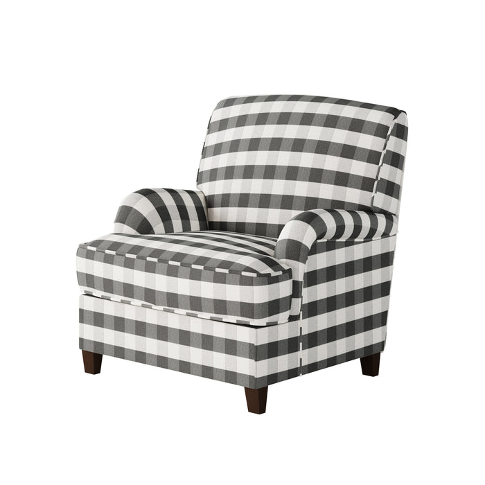 Southern Home Furnishings - Brock Charcoal Accent Chair - 01-02-C Brock Charcoal - GreatFurnitureDeal